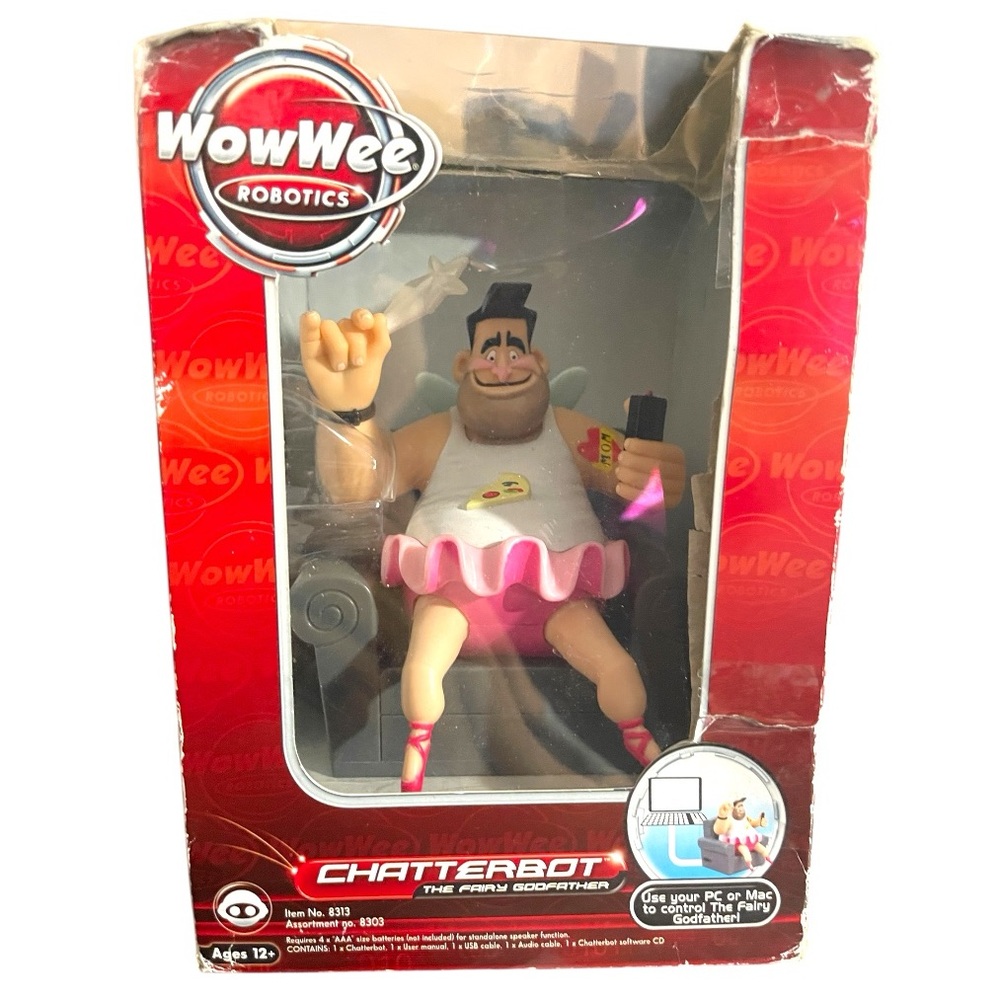 WowWee Robotics Chatterbot The Fairy Godfather Desktop USB Figure